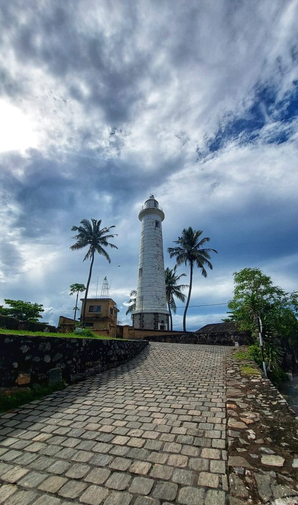 Home Galle lighthouse on the Best of Sri Lanka tour