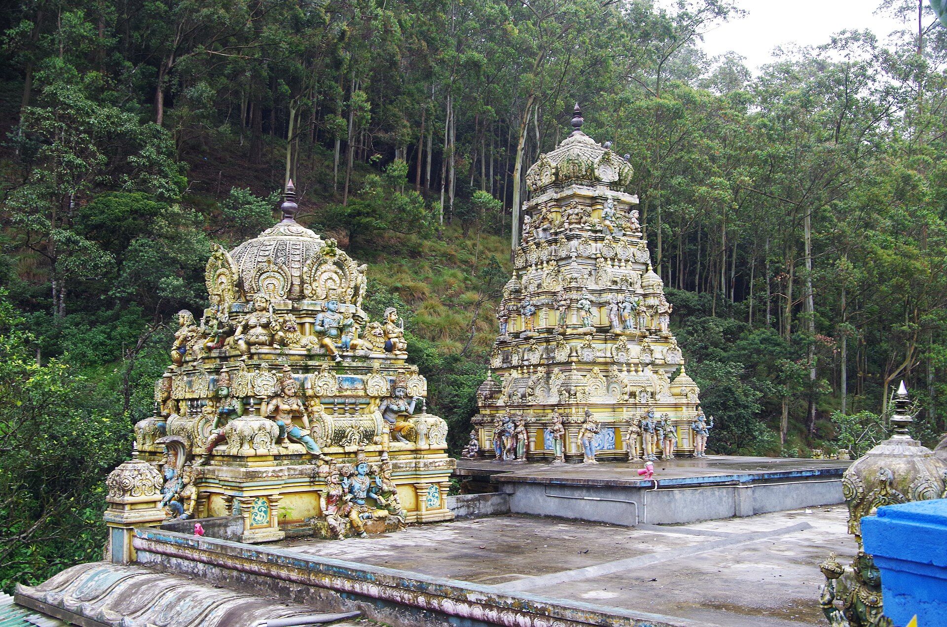 Ramayana Tours Sri Lanka Seetha Amman Temple at Seetha Eliya, a highlight of Ramayana tours in Sri Lanka