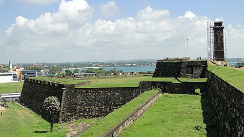Galle Fort ramparts on a day trip from Colombo