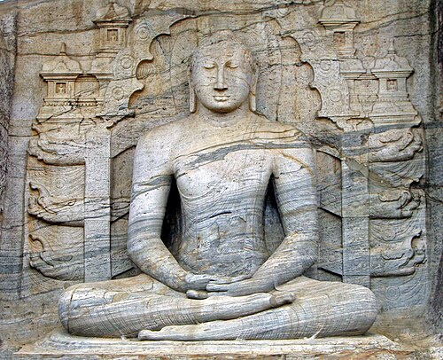 Gal Vihara on a Polonnaruwa day trip from Kandy