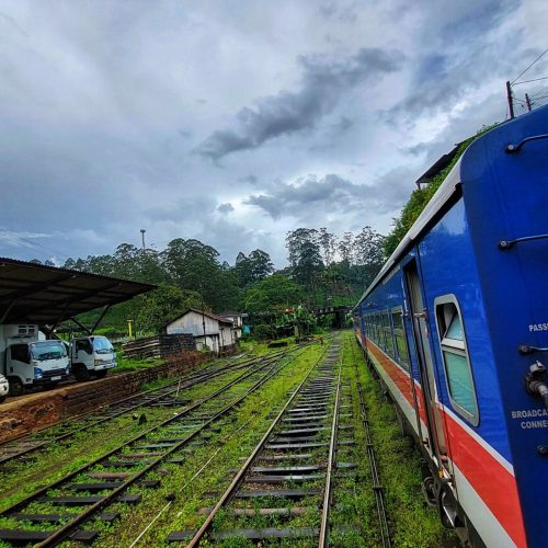 Blue hill country train, Sri Lanka